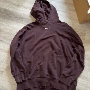 Nike Men's Dark Brown Hoodie